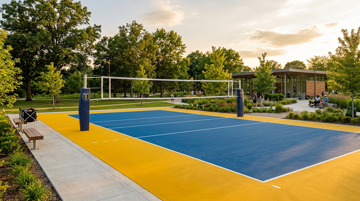 Voleybol Sahası Yapımı - 4